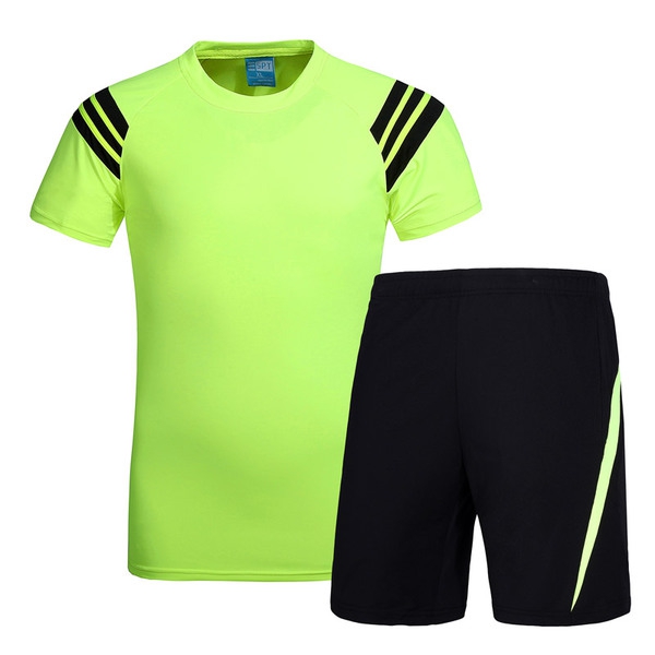 Casual ανδρικά αθλητικά ενδύματα σε τέσσερις χρωματικούς συνδυασμούς.