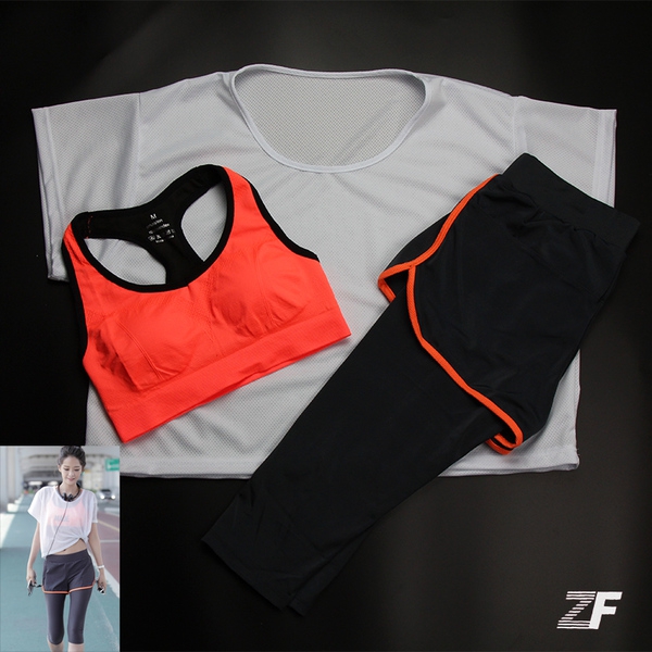 Дамски спортен комплект подходящ за танци, йога или друг вид тренировки