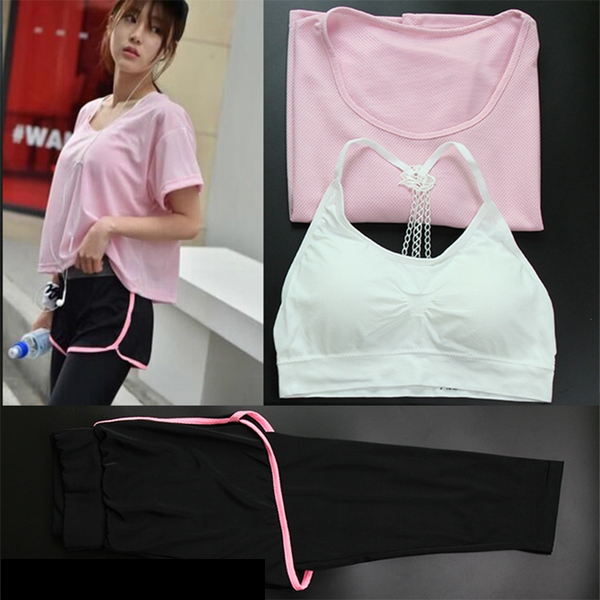 Дамски спортен комплект подходящ за танци, йога или друг вид тренировки