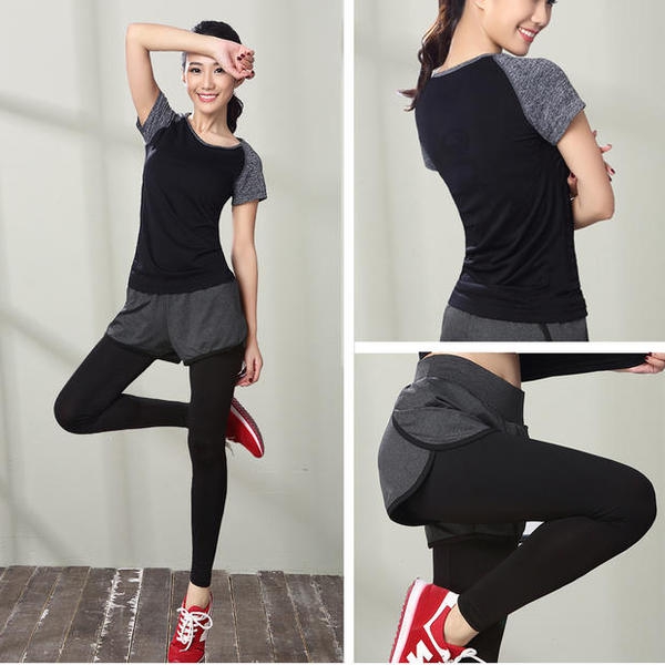 Дамски спортен комплект подходящ за танци, йога или друг вид тренировки