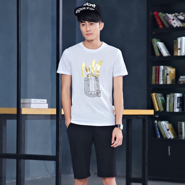 Мъжки летни спортни екипи черни, сиви, виненочервени за бягане, спорт, тенис