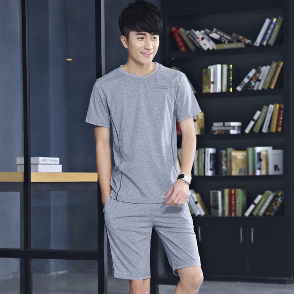 Мъжки летни спортни екипи черни, сиви, виненочервени за бягане, спорт, тенис