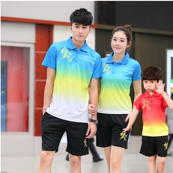 Мъжки спортни екипи в комплект от тениска с къс ръкав и дълги или къси панталон уникални модели за разходка и спорт полиестър