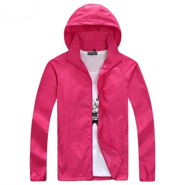 Дамски и мъжки планински туристически якета с качулка зелени, сини, оранжеви, виненочервени пролетни,есенни,  летни, полиестър