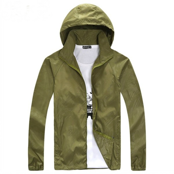 Дамски и мъжки планински туристически якета с качулка зелени, сини, оранжеви, виненочервени пролетни,есенни,  летни, полиестър