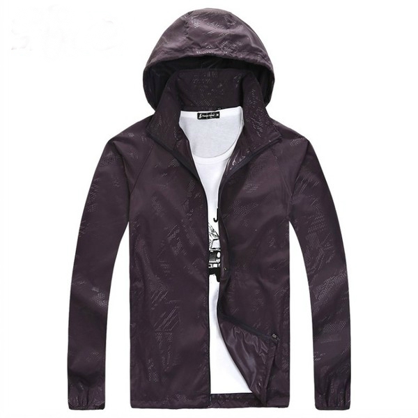 Дамски и мъжки планински туристически якета с качулка зелени, сини, оранжеви, виненочервени пролетни,есенни,  летни, полиестър