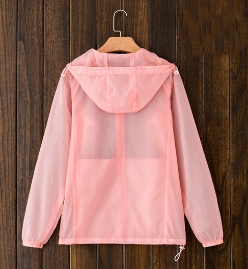 Дамско тънко пролетно, лятно, есенно  туристическо яке ветровка: розово, зелено, жълто, прозрачно ветроустойчиво с качулка  