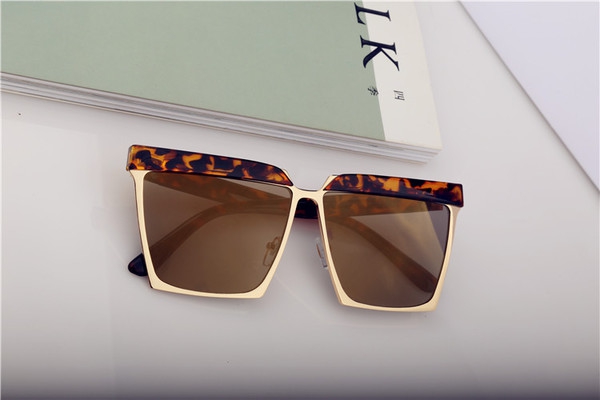 Ретро модели слънчеви очила в квадратни форми с огледални стъкла за мъже и жени