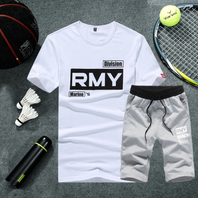 Летни спортни комплекти за мъже изработени от памук 4 модела