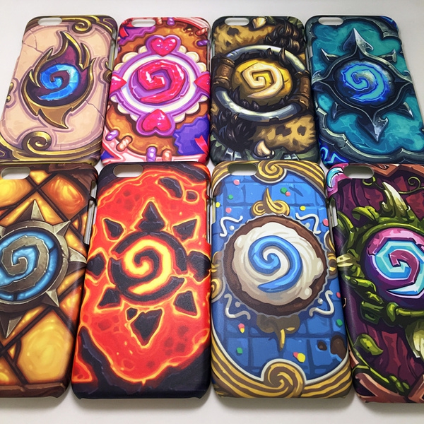 Кейсове за телефон на Hearthstone и Warcraft за iPhone4 / 4S, iPhone5 / 5S / SE, iPhone5c, Apple 6 / 6S, Apple 6Plus / 6sPlus