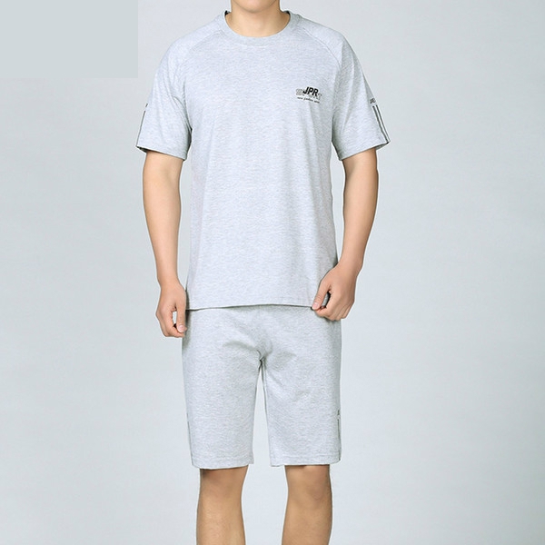 Мъжки спортни летни екипи в сив,бял и син цвят - 8 модела