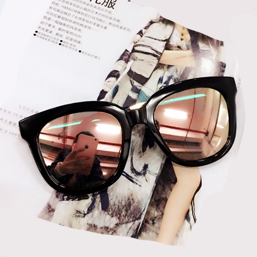 Кръгли слънчеви очила дамски звездни модели с огледални стъкла в лилав, син, кафяв и сребрист отенък