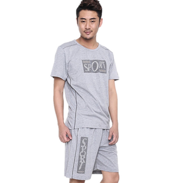 Мъжки спортни екипи в сив,бял и черен цвят 