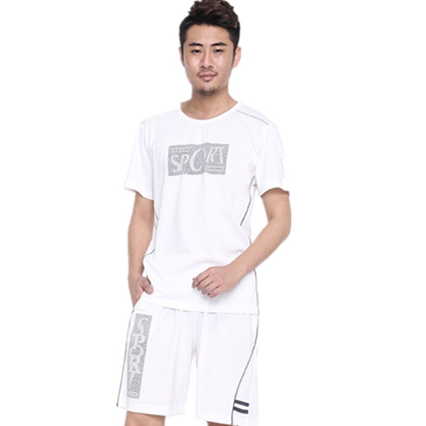 Мъжки спортни екипи в сив,бял и черен цвят 