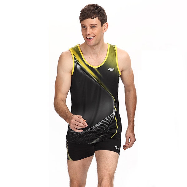 Мъжки спортни екипи от атлетичен спортен потник червен, син, зелен, черен със съответният модел къси панталони