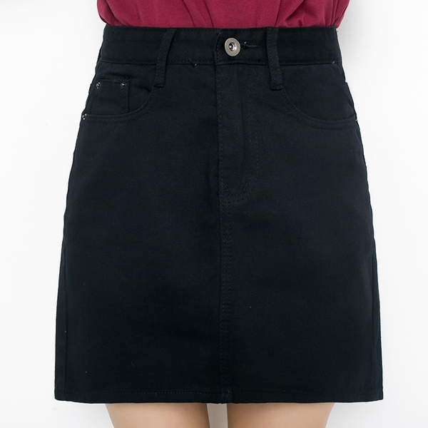 Κυρίες τζην φούστες σε μπλε, ροζ, μαύρο και άσπρο - 6 μοντέλα