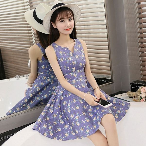 Дамски летни къси рокли подходящи за ежедневие в лилав,син,розов,черен,червен,бял и шарен цвят