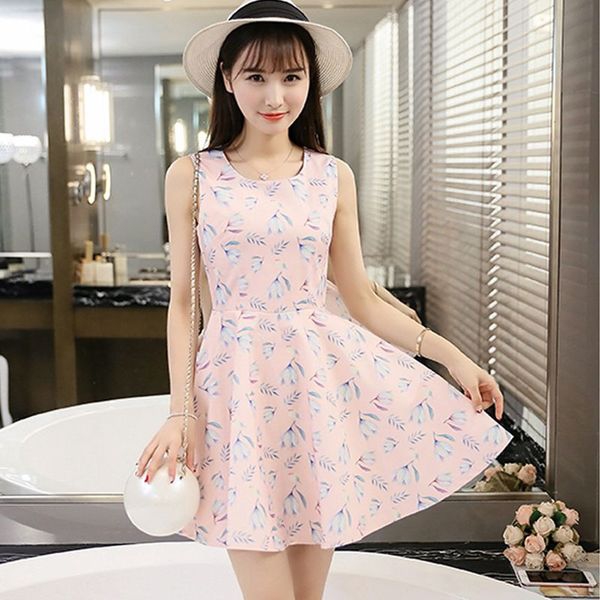 Дамски летни къси рокли подходящи за ежедневие в лилав,син,розов,черен,червен,бял и шарен цвят