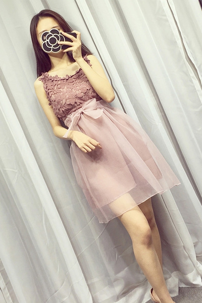 Дамски дантелени широки модерни рокли за ежедневие и плаж: бели, сини, розови