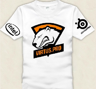 Αντρικά gaming  T-shirts με κοντό μανίκι επαγγελματική CS ομάδα GO - Virtus Pro