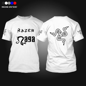 Мъжки геймърски тениски в различни цветове на Razer и CS GO 