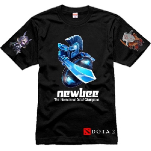 Мъжк геймърска тениска в 7 цвята на отбора на Dota 2 - Newbee