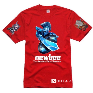 Мъжк геймърска тениска в 7 цвята на отбора на Dota 2 - Newbee