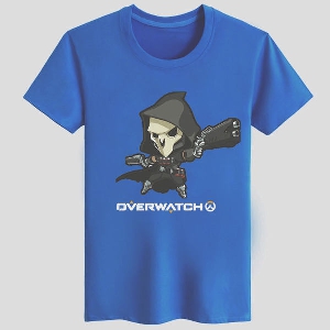 Μοναδικό αντριικό Gaming T-shirts  Overwatch 7 μοντέλο - Reaper.