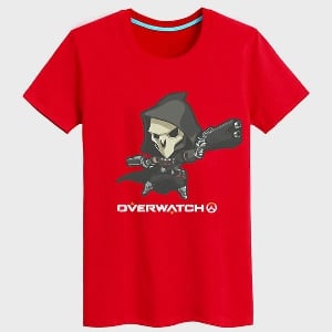 Μοναδικό αντριικό Gaming T-shirts  Overwatch 7 μοντέλο - Reaper.