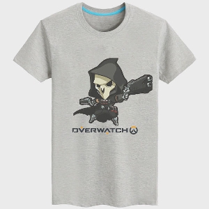 Μοναδικό αντριικό Gaming T-shirts  Overwatch 7 μοντέλο - Reaper.