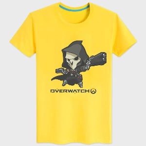 Μοναδικό αντριικό Gaming T-shirts  Overwatch 7 μοντέλο - Reaper.