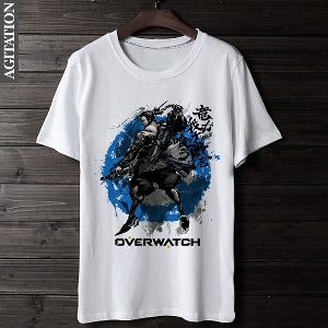 Μοναδικό αντριικό Gaming T-shirts   Overwatch - Hanzo