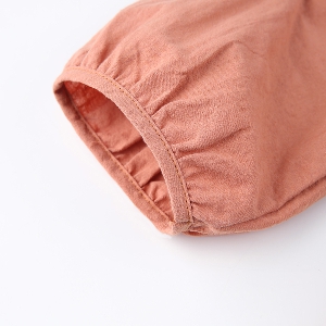 Дамска разкроена памучна риза, лятна с 3/4 ръкав: Червена, Бяла, Зелена, Розова