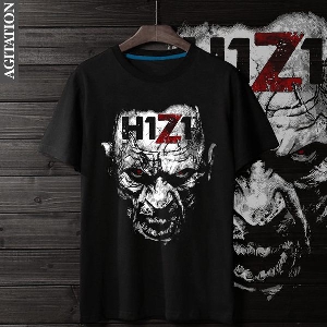 Αντρικό gaming βαμβακερό T-shirts σε μαύρο χρώμα H1Z1 - 1 μοντέλο