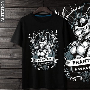 Мъжка геймърска тениска с къс ръкав на Dota 2 - Phantom Assassin 