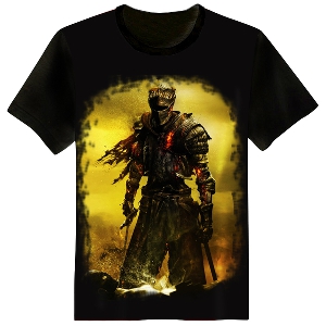 Мъжки геймърски памучни тениски подходящи за феновете на Dark souls