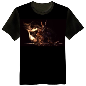 Мъжки геймърски памучни тениски подходящи за феновете на Dark souls