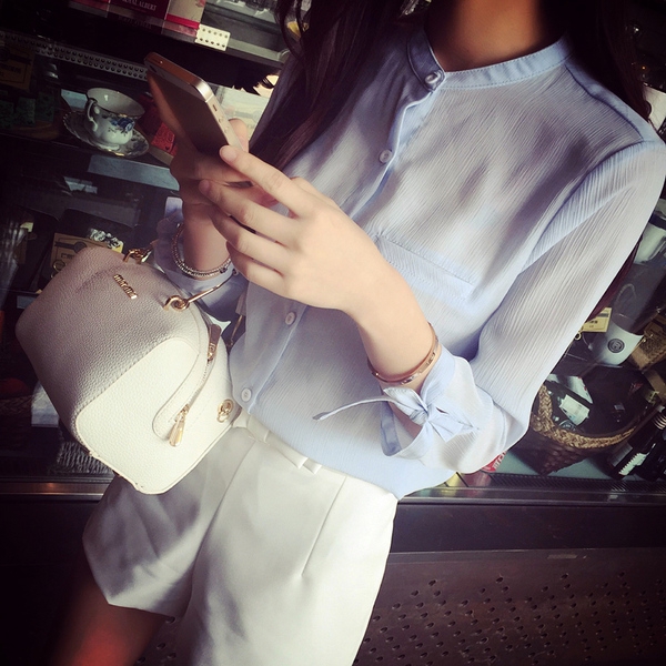 Широки летни дамски тънки  ризи с дълъг ръкав  3 модела 