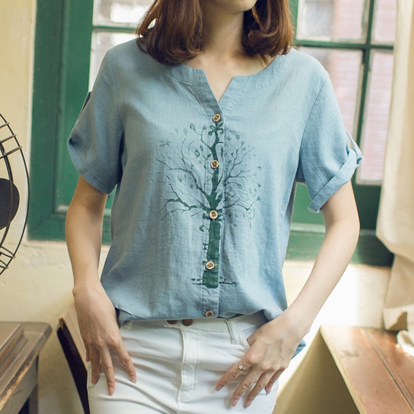 Ευρεία καλοκαίρι μπλούζες περιστασιακή 2 μοντέλα