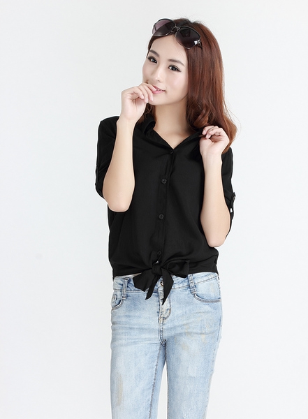 Дамски пролетни ризи с дълъг ръкав 18 модела