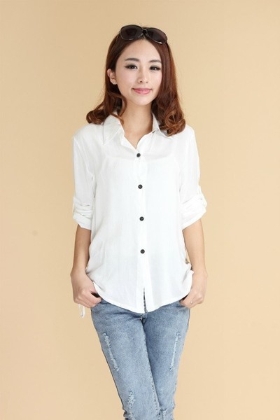 Дамски пролетни ризи с дълъг ръкав 18 модела