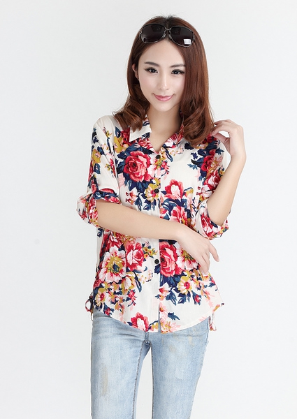 Дамски пролетни ризи с дълъг ръкав 18 модела