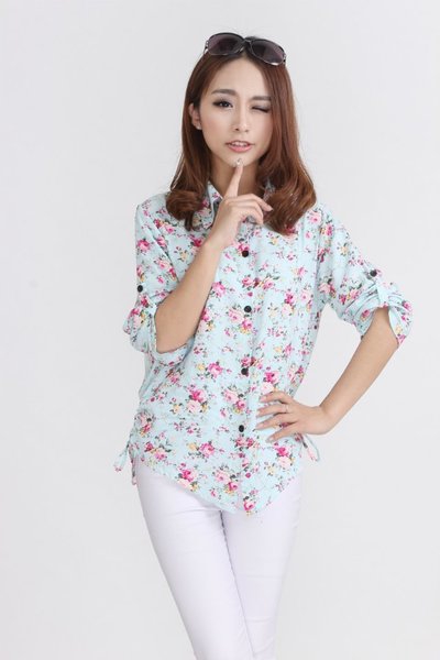 Дамски пролетни ризи с дълъг ръкав 18 модела