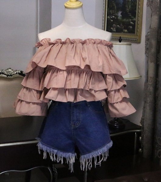 Σύντομη πέπλο ελαστικό πολυτελείας πουκάμισο