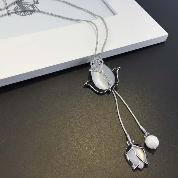 Γυναικεία κολιέ σε μπλε, ασημί και μαύρο - 23 διαφορετικά μοντέλα