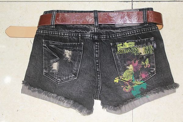 Дамски дънкови шорти къси летни панталони 