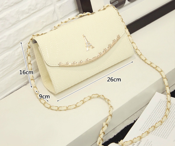 Дамски чанти в много различни цветове с Айфеловата кула