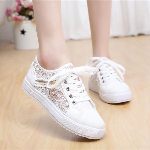 Дамски кецове със страничен цип и без в много различни цветове - 20 модела