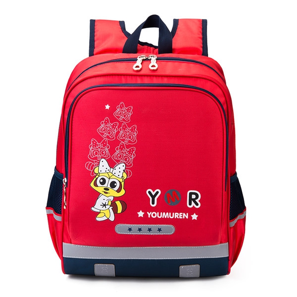 Детска червена розова синя раница за момчета и момичета, училищни анимационни раници