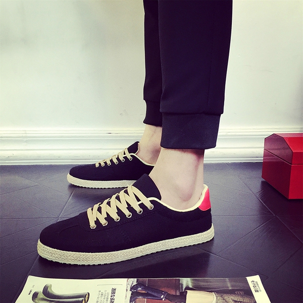 Мъжки ежедневни кецове в син и черен цвят - 3 модела